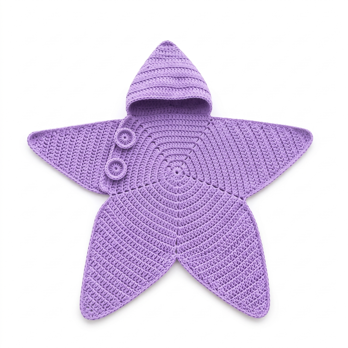 Cosy Star Suit for Babies - Knitted & Crocheted