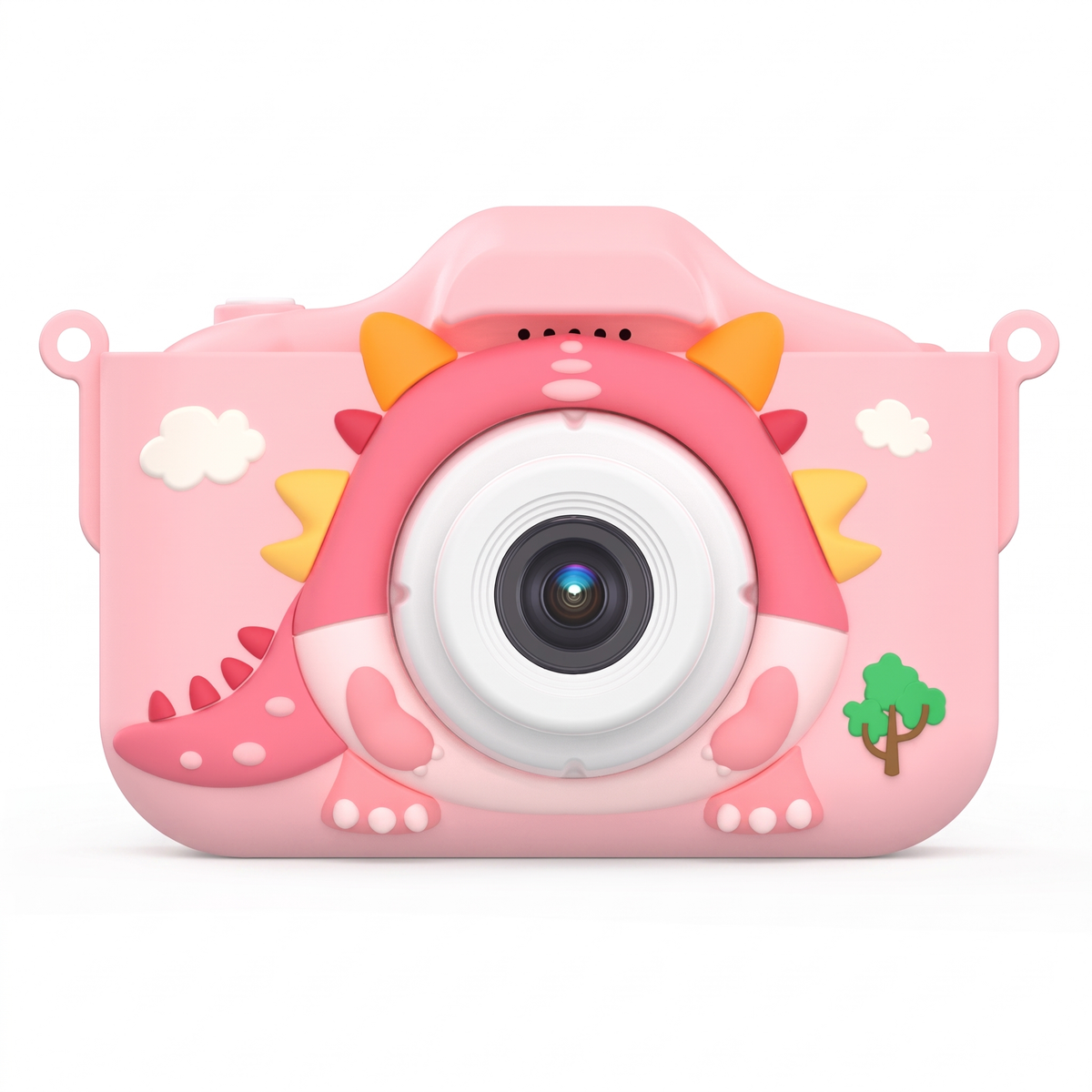 Kids Digital Camera with Dinosaur Cover