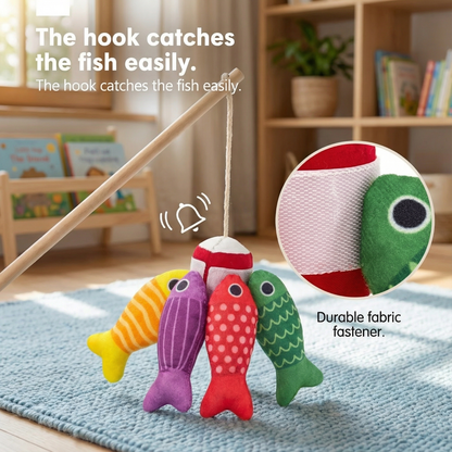 Magnetic Fishing & Sorting Game for Kids
