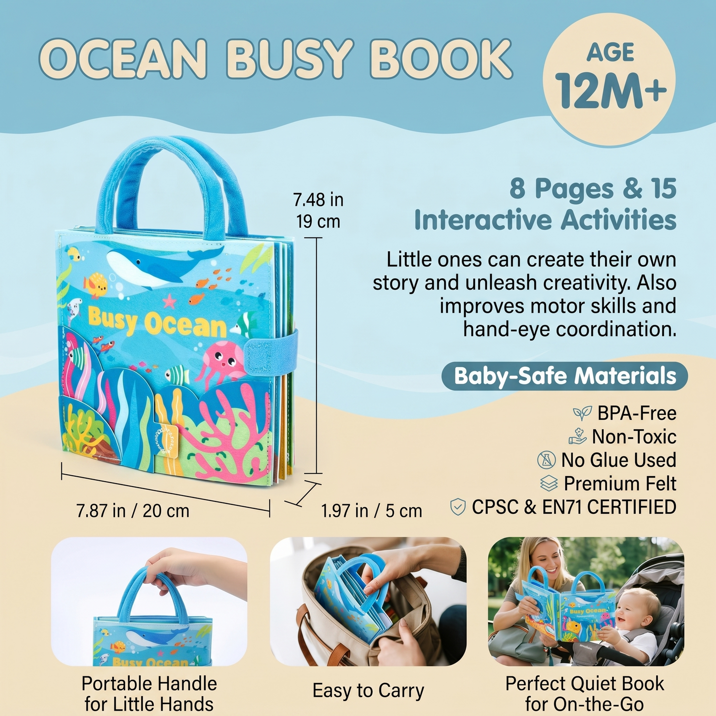 Ocean Explorer Activity Book for Toddlers
