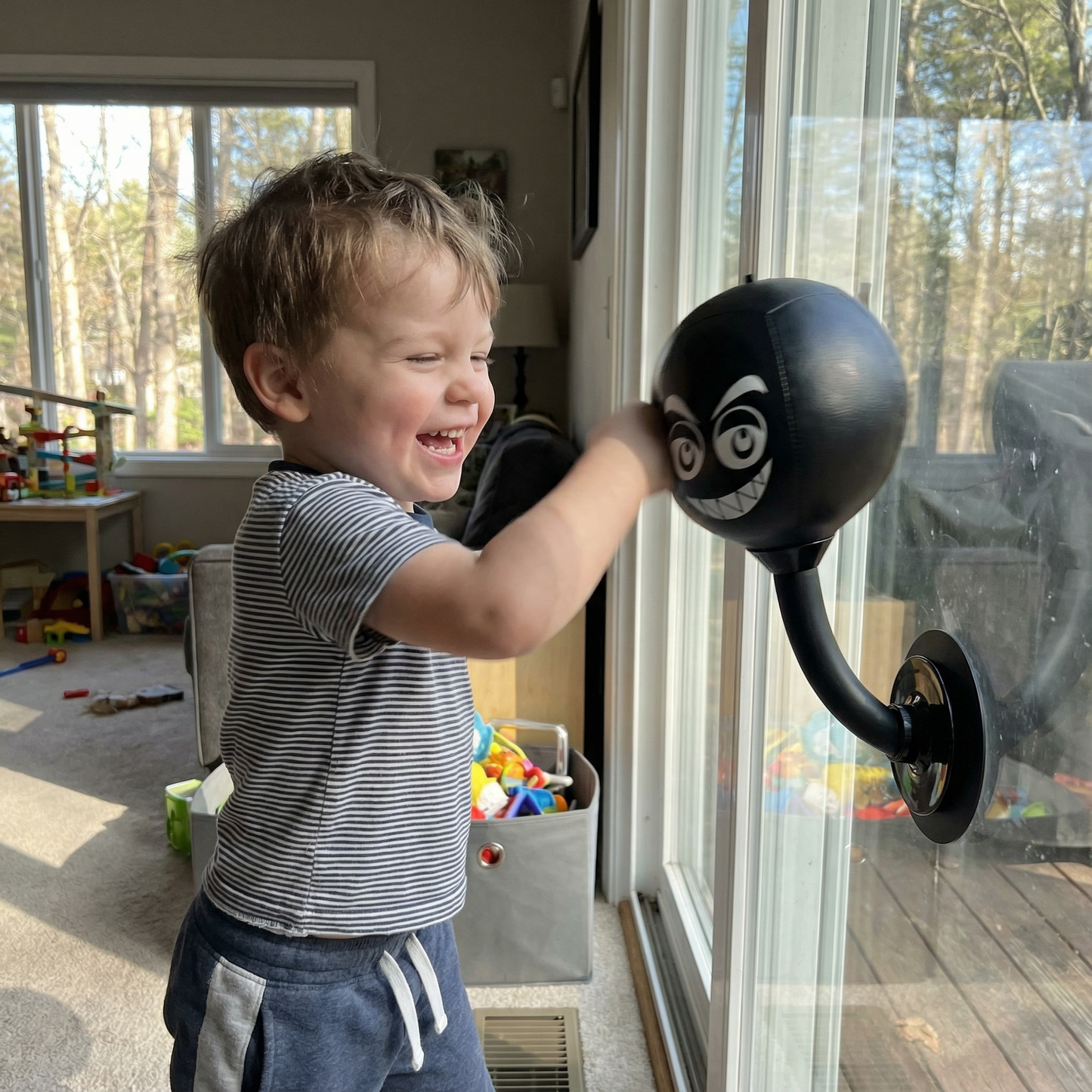 Kids Indoor Punching Bag with Suction Base
