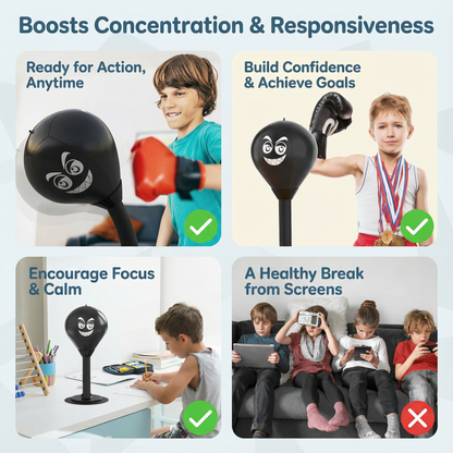 Kids Indoor Punching Bag with Suction Base