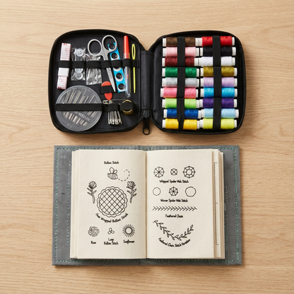 Embroidery Practice Book for Beginners