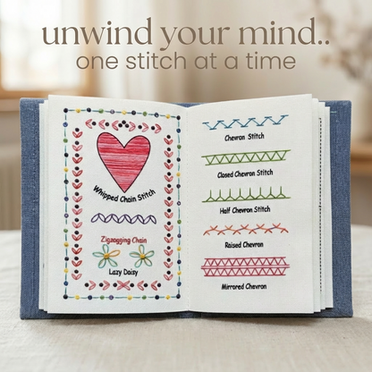 Embroidery Practice Book for Beginners