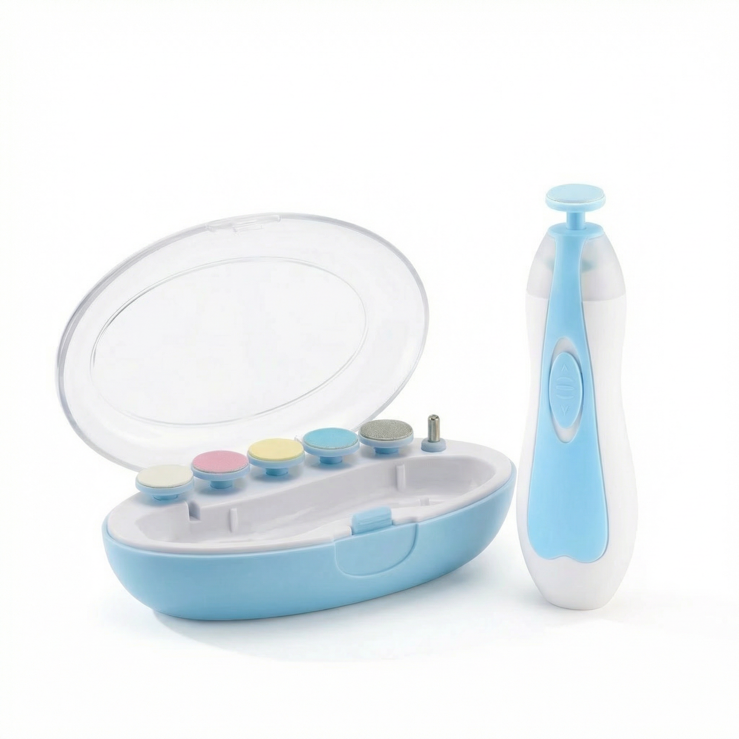 Electric Baby Nail Trimmer Kit with LED Light