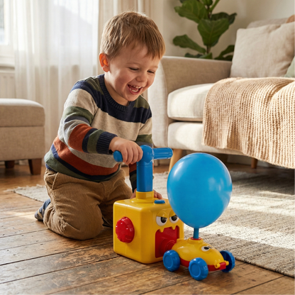 Balloon Powered Car Racing & Launcher Set
