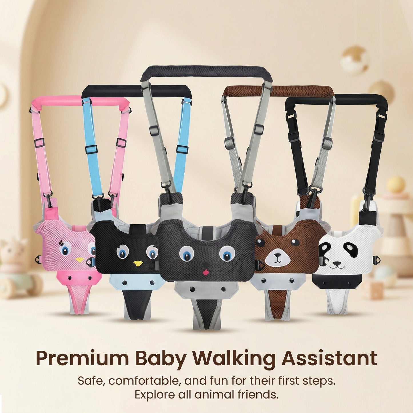 Adjustable Toddler Walking Assistant Harness