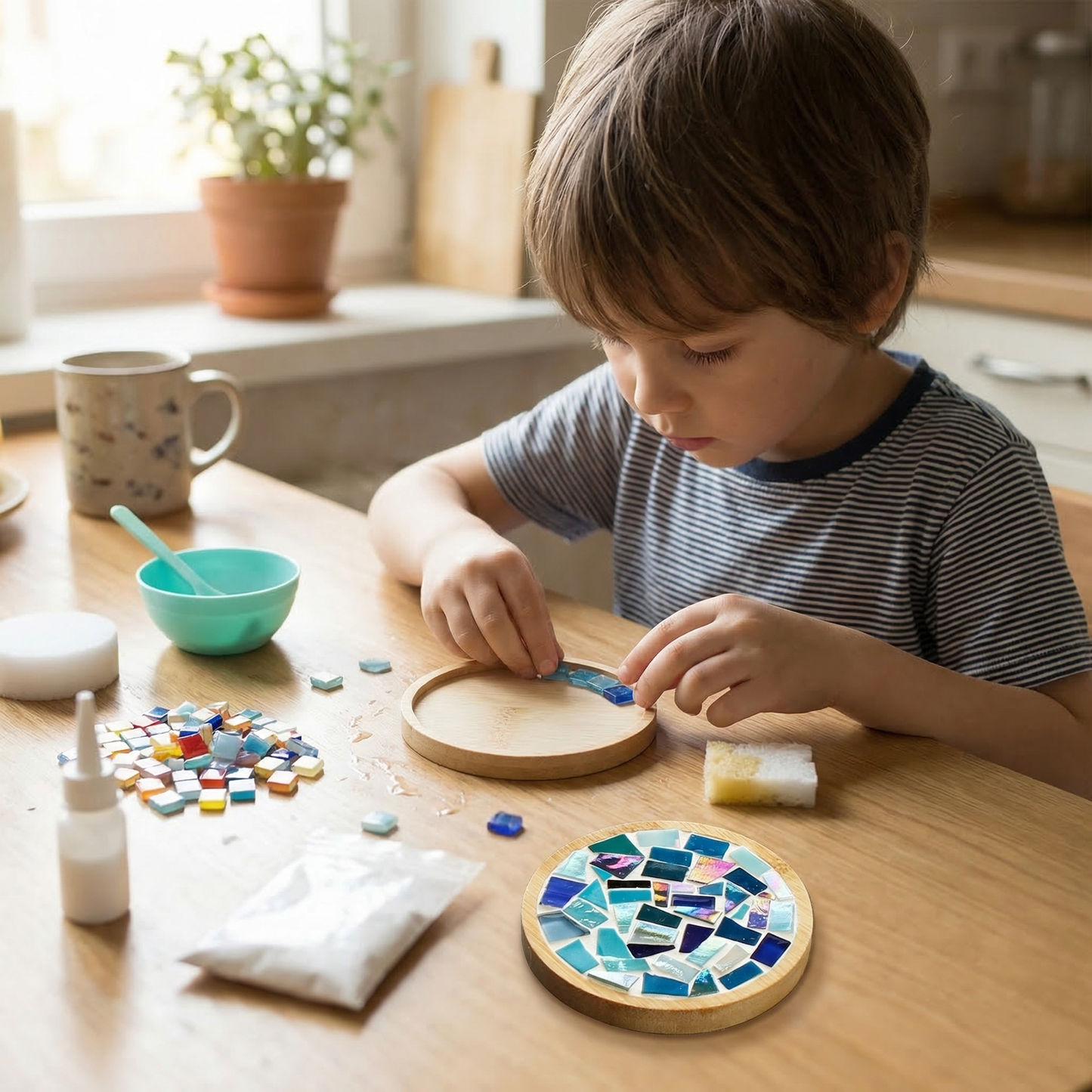 DIY Mosaic Coaster Making Kit