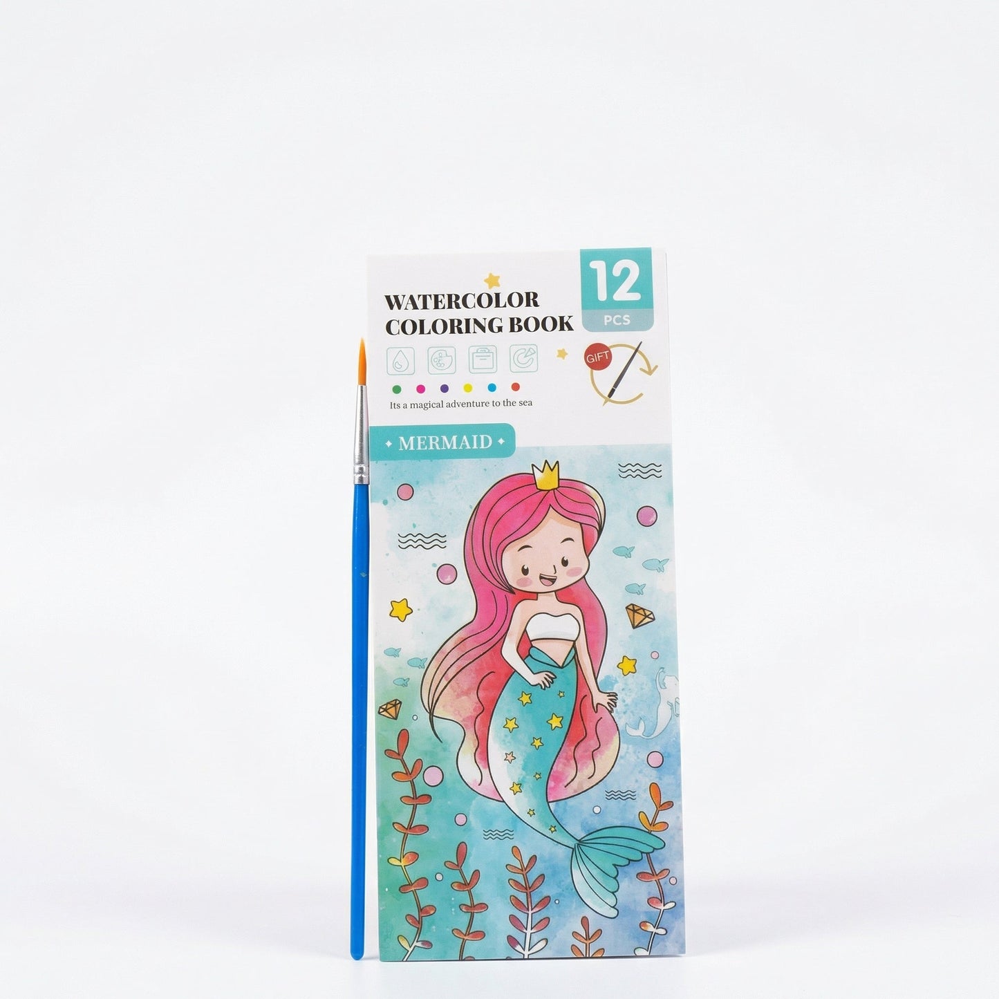 Watercolour Book with Built In Paint