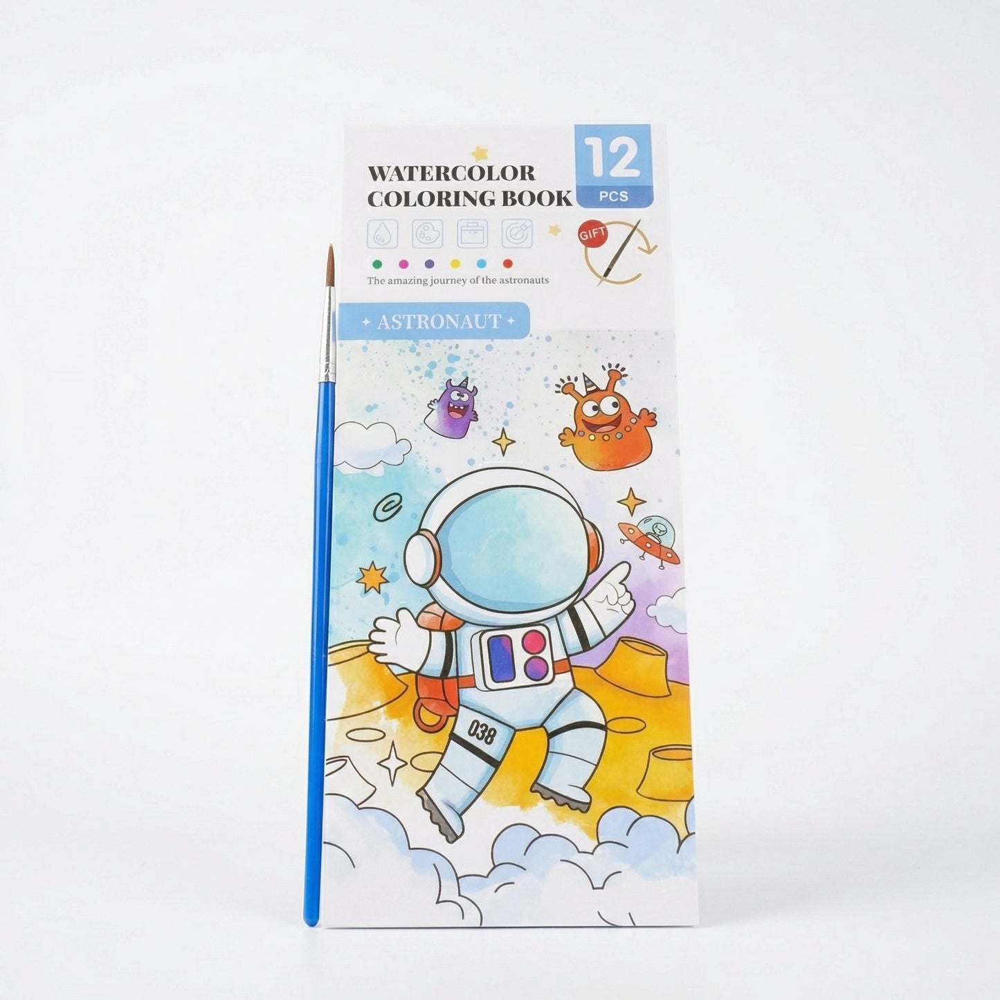 Watercolour Book with Built In Paint