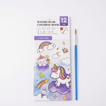 Watercolour Book with Built In Paint