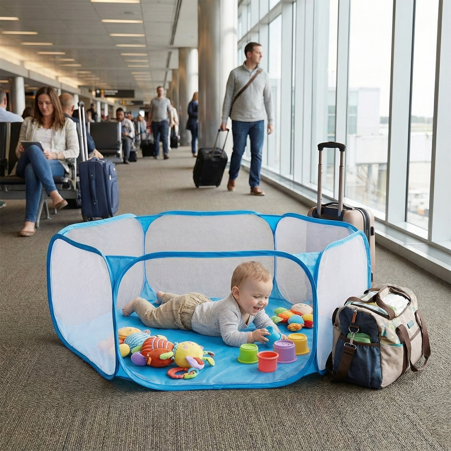 Pop Up Travel Playpen for Toddlers