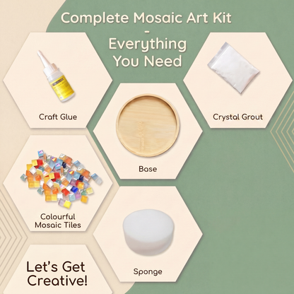 DIY Mosaic Coaster Making Kit
