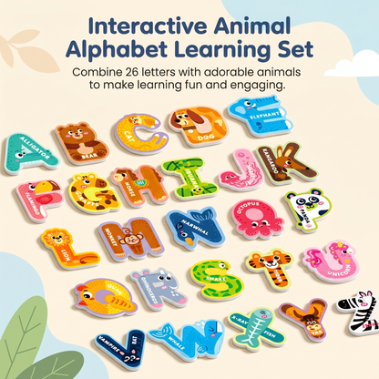 Animal Alphabet Magnetic Letters Set