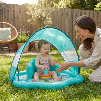 Baby Splash Pad with Sun Canopy