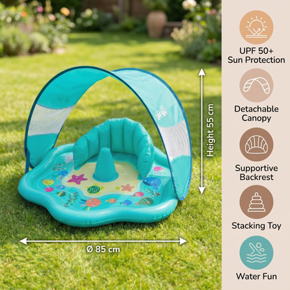 Baby Splash Pad with Sun Canopy