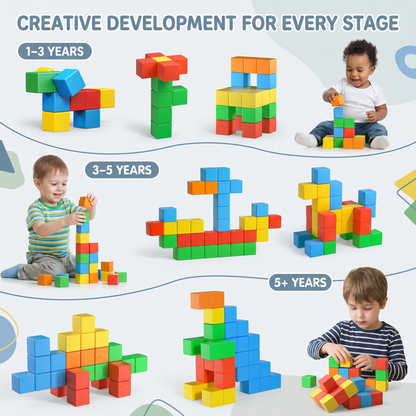 Jumbo Magnetic Building Cubes 5cm