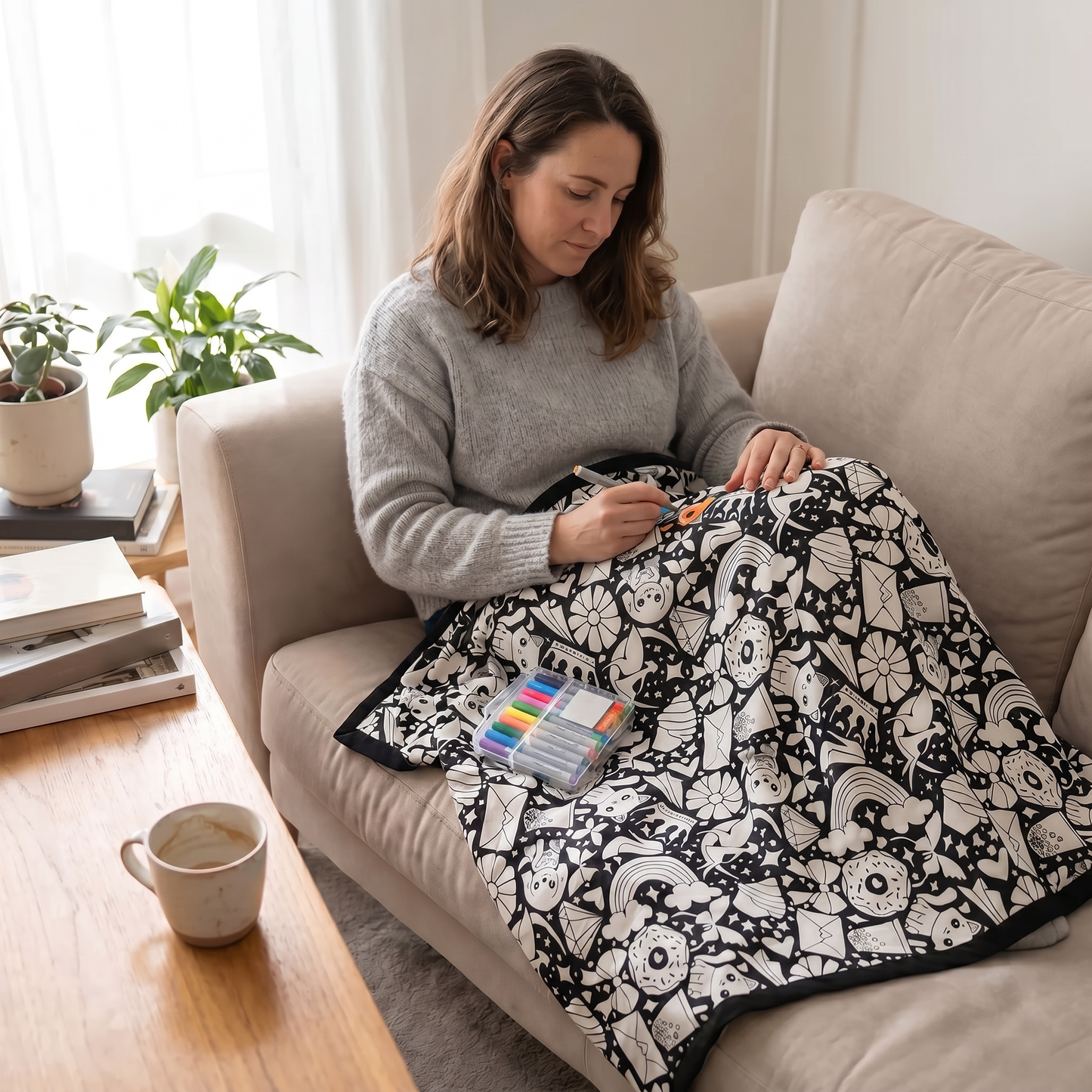Creative Colour Your Own Blanket