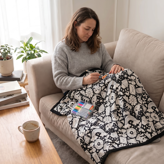 Creative Colour Your Own Blanket