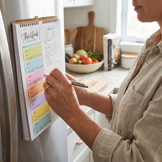 Weekly Meal Planning Pad with Tear Off Pages