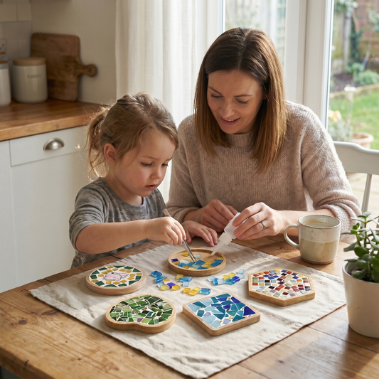 DIY Mosaic Coaster Making Kit