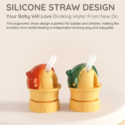 Silicone Straw Bottle Topper (2-pack)