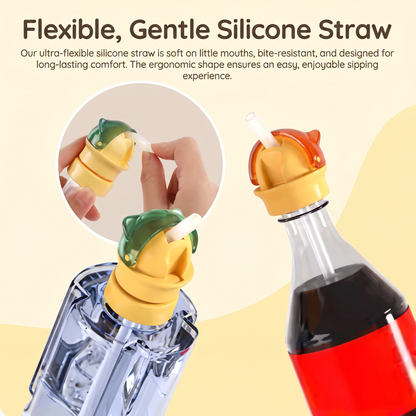 Silicone Straw Bottle Topper (2-pack)