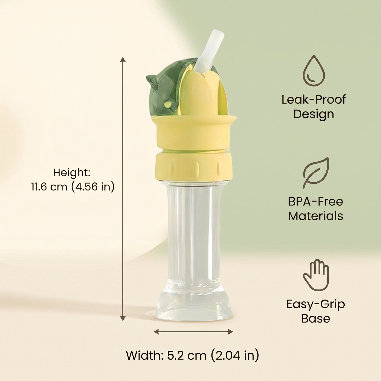 Silicone Straw Bottle Topper (2-pack)