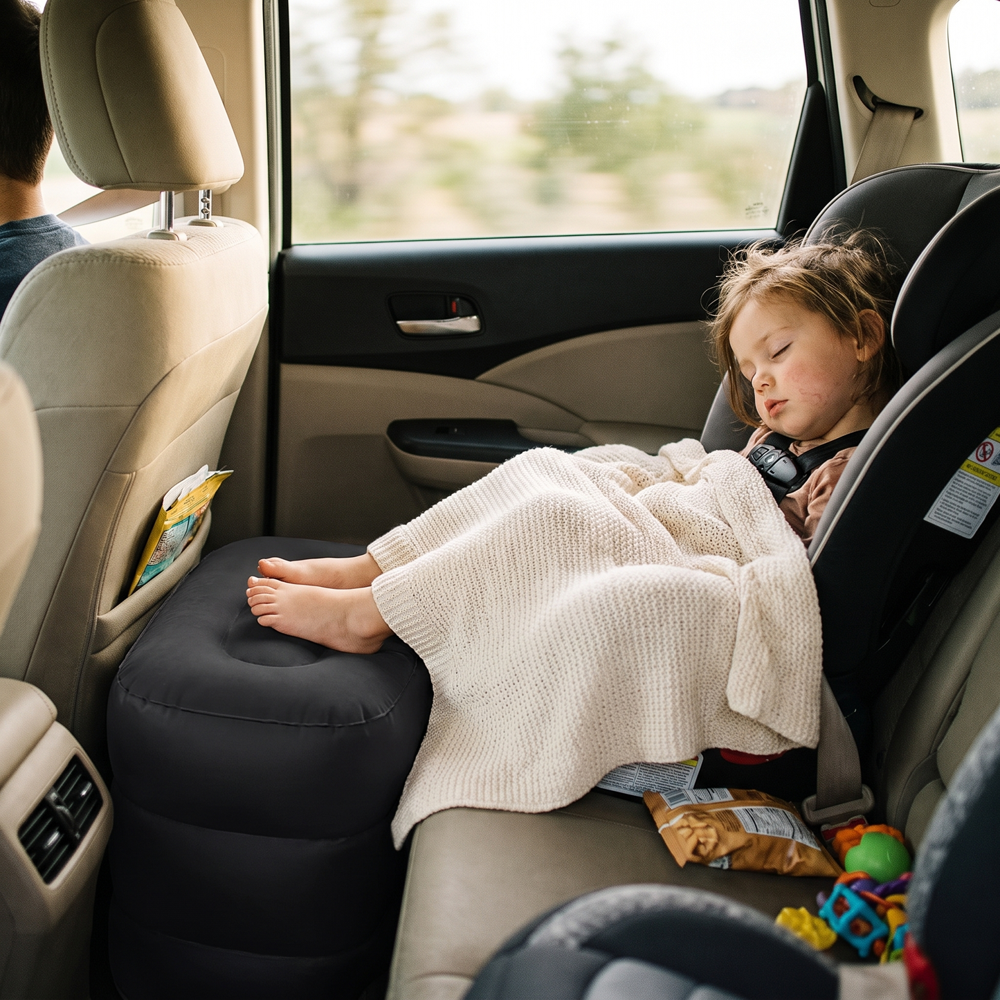 Inflatable Travel Foot Rest Cushion