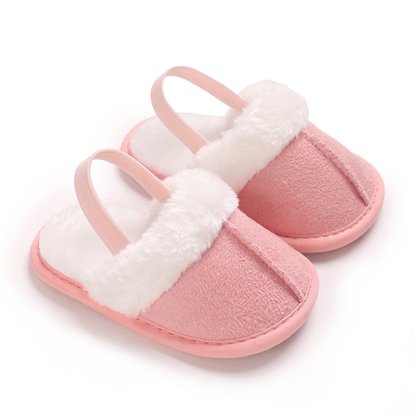 Soft Baby Slippers with Back Strap