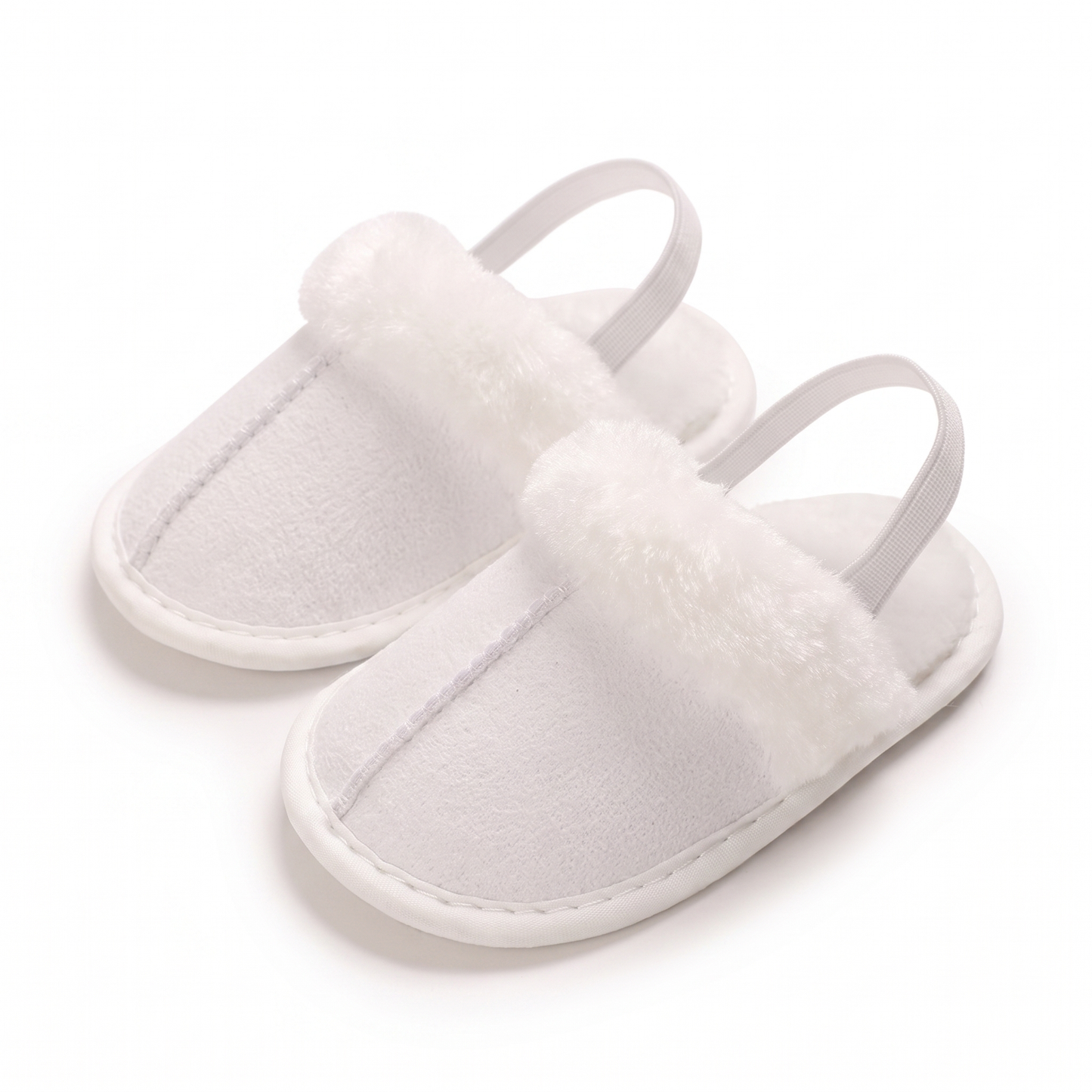 Soft Baby Slippers with Back Strap