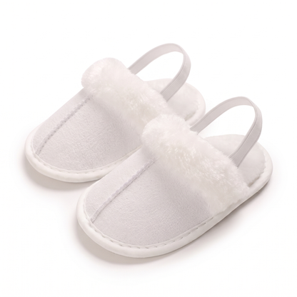 Soft Baby Slippers with Back Strap