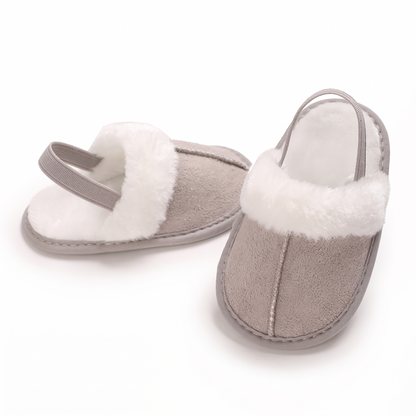 Soft Baby Slippers with Back Strap