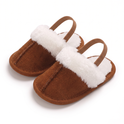 Soft Baby Slippers with Back Strap