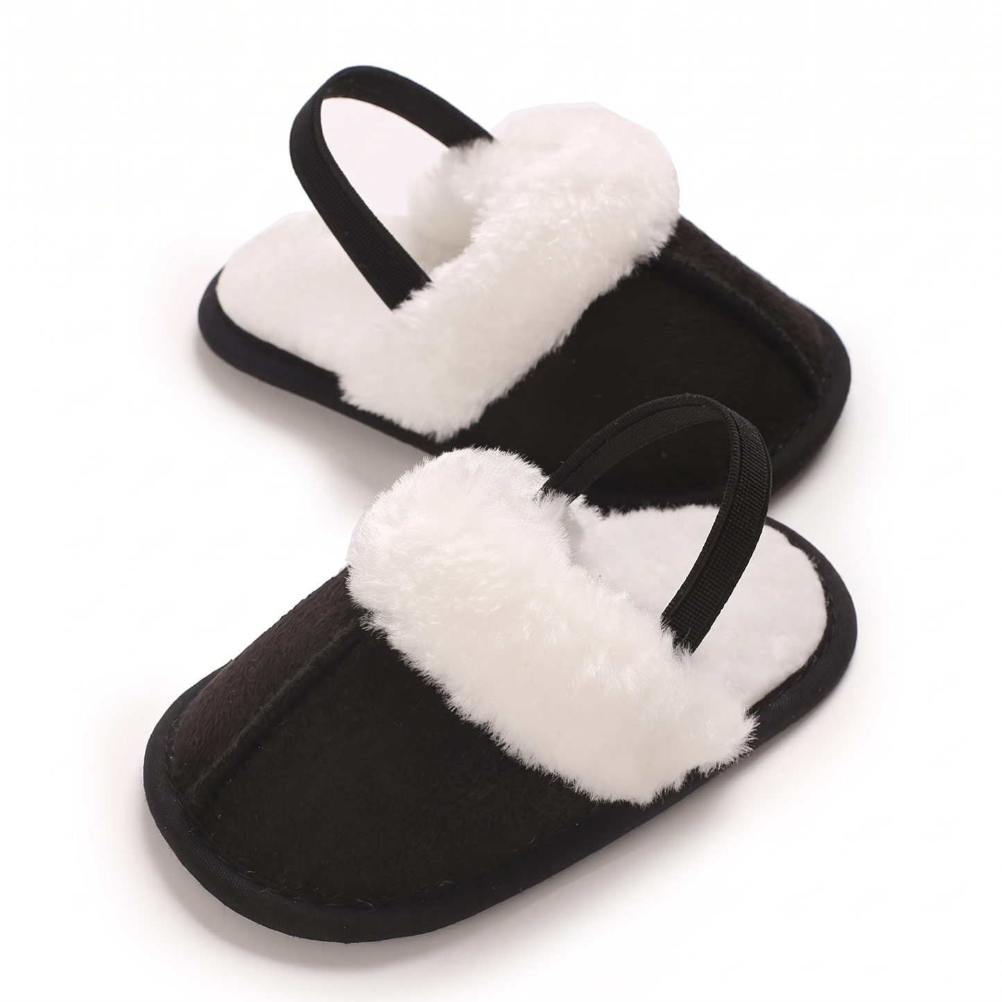 Soft Baby Slippers with Back Strap