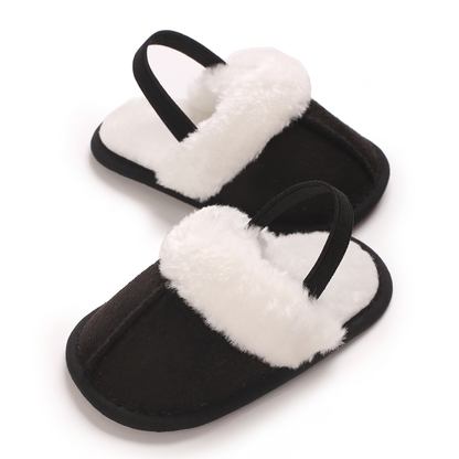 Soft Baby Slippers with Back Strap