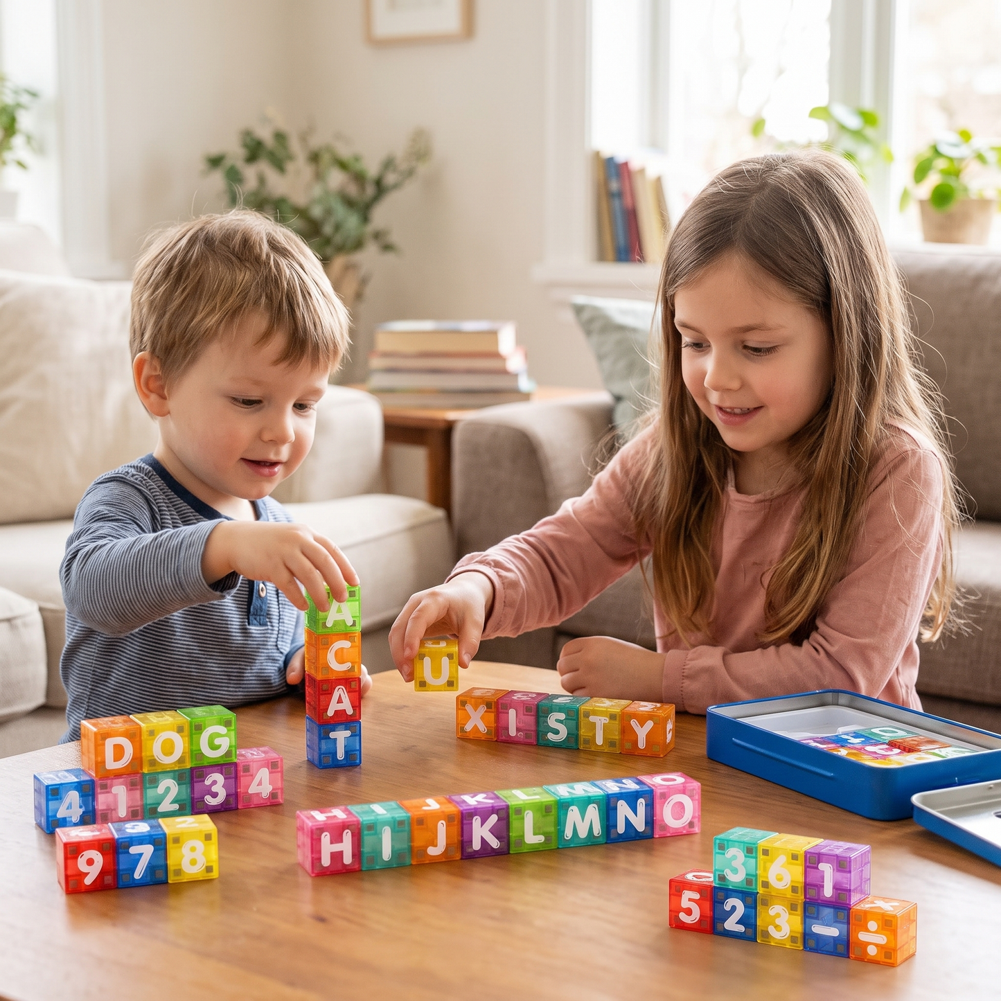 Alphabet & Numbers Magnetic Learning Blocks