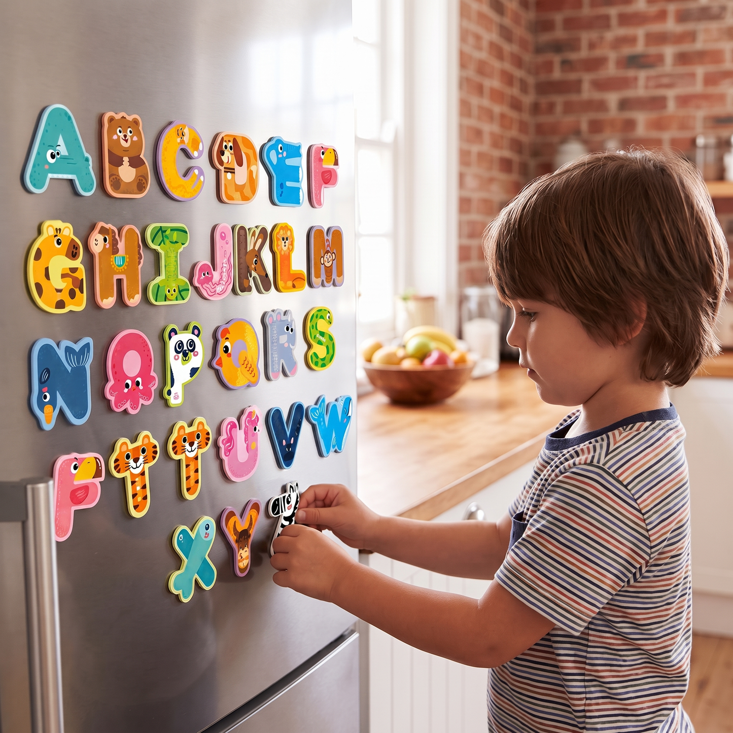 Animal Alphabet Magnetic Letters Set