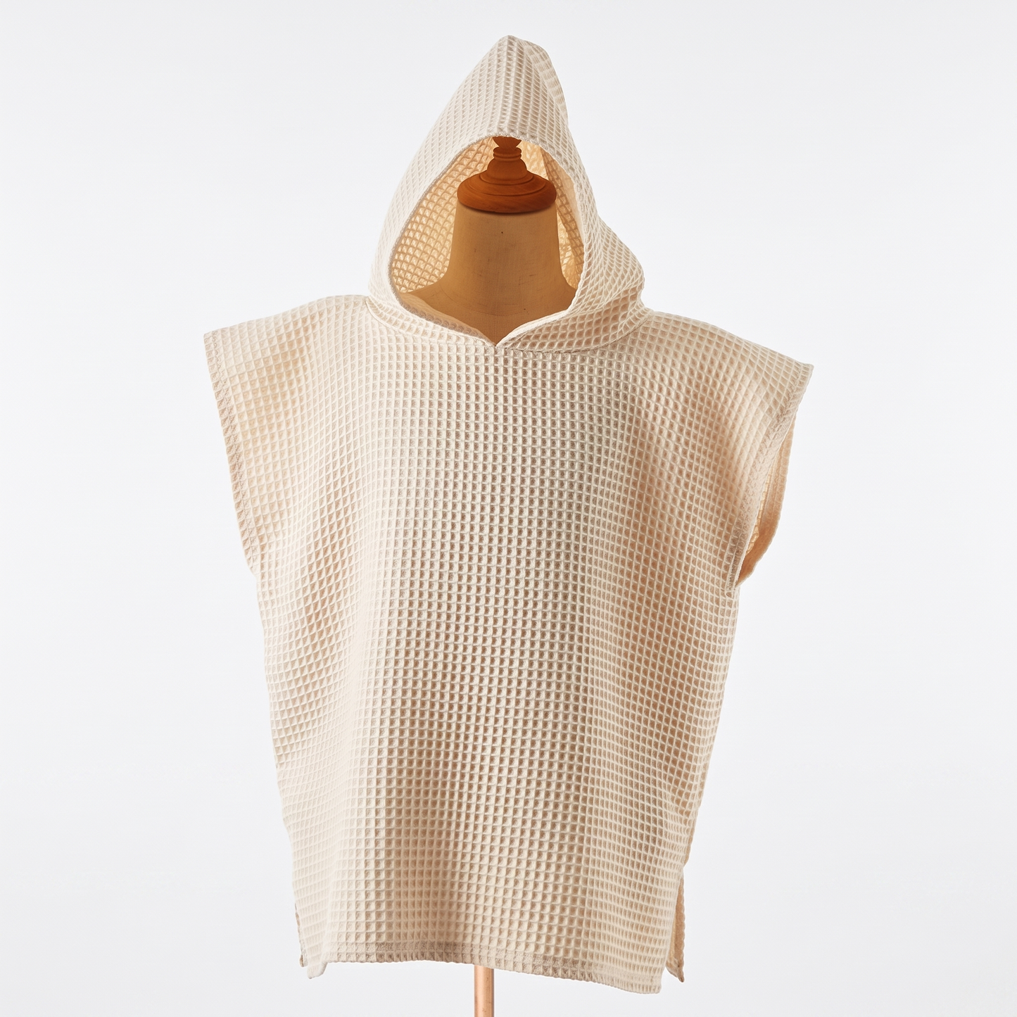 Hooded Cotton Towel Poncho For Kids