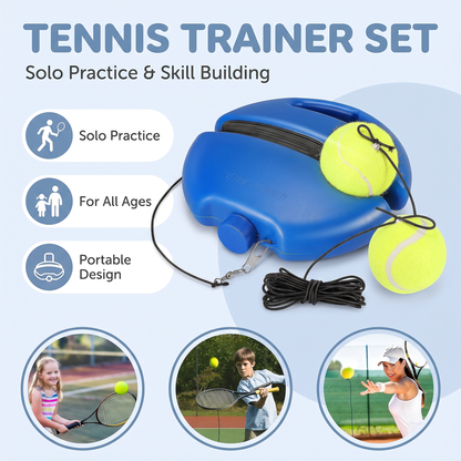 Tennis Trainer Rebound Set with Ball