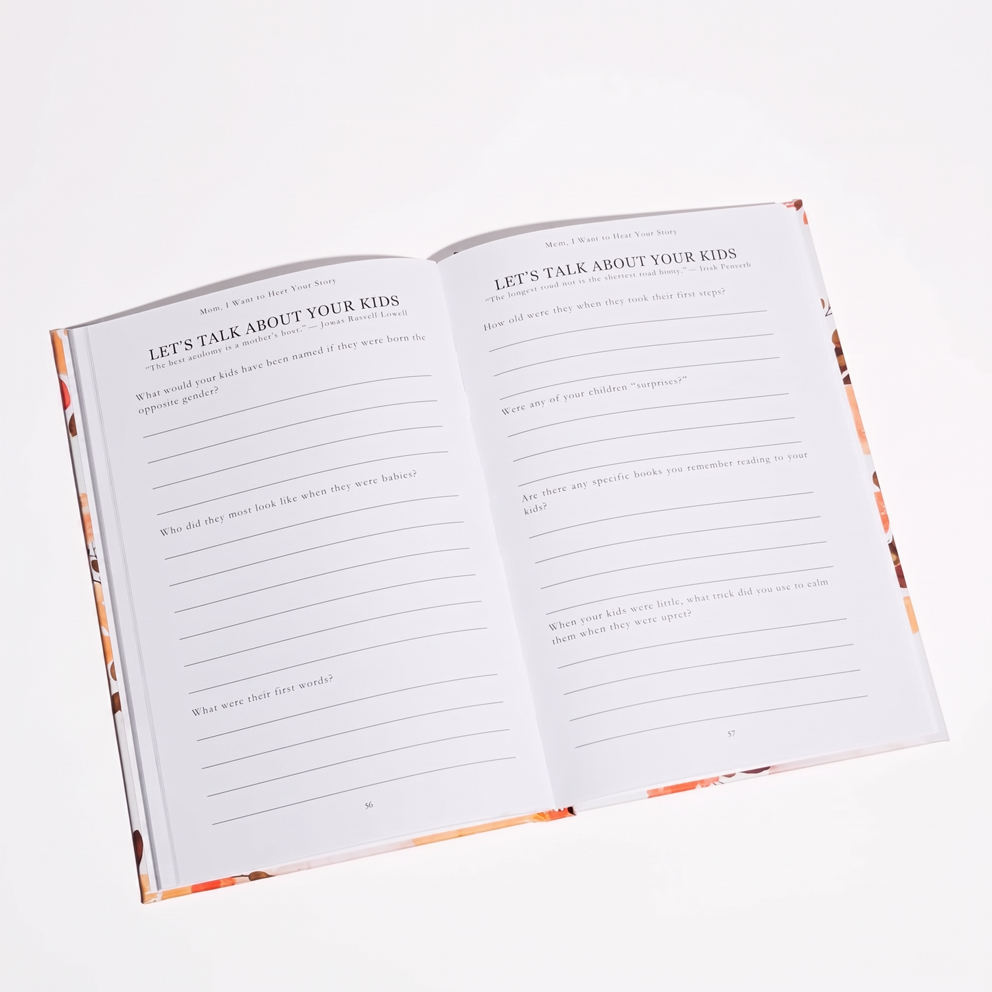 My Story - Family Memory Keepsake Journal
