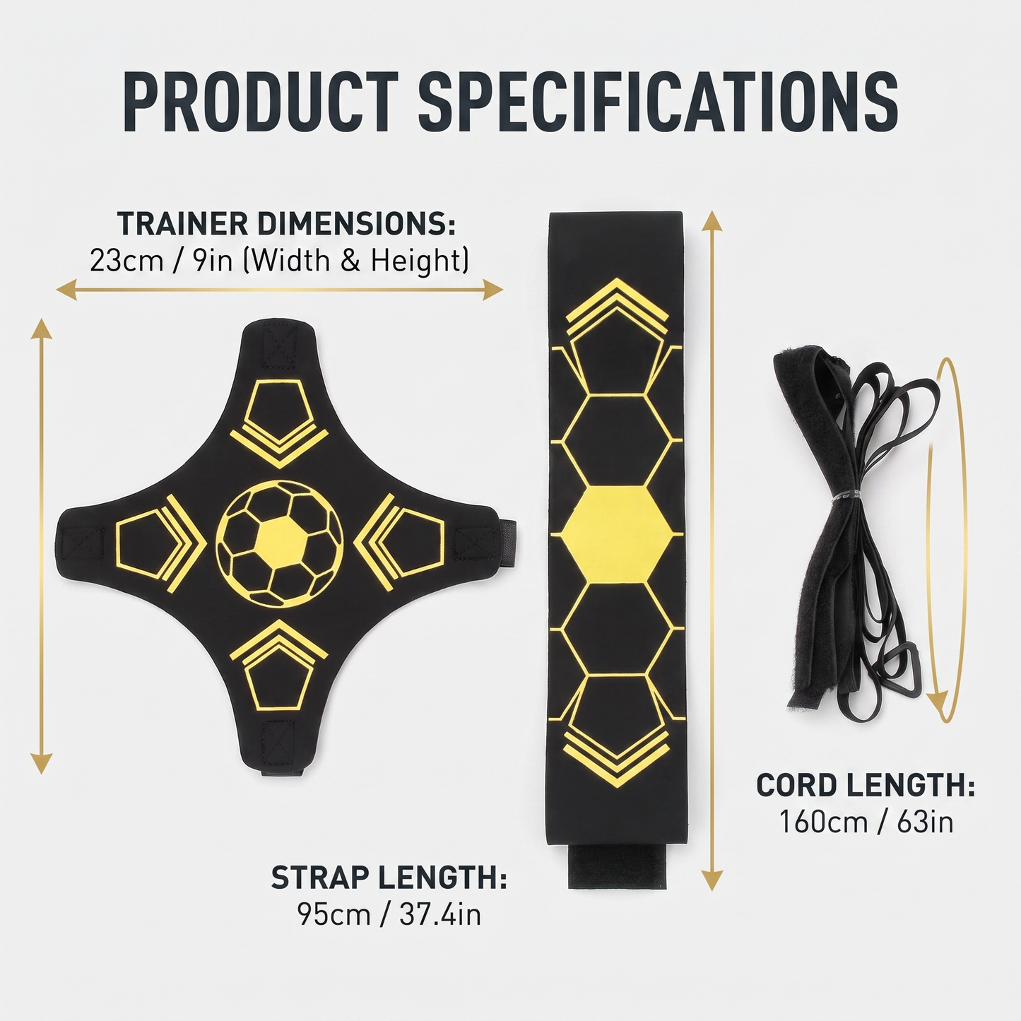 Soccer Training Belt with Rebound Cord