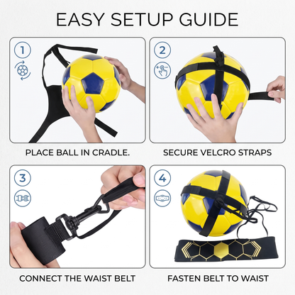Soccer Training Belt with Rebound Cord