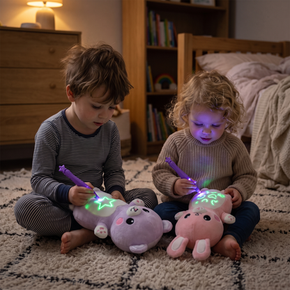 Magic Glow Drawing Plush Toy