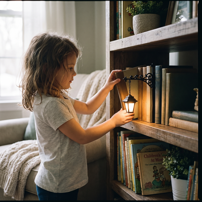 Bookshelf Lamp for Cosy Reading Corners