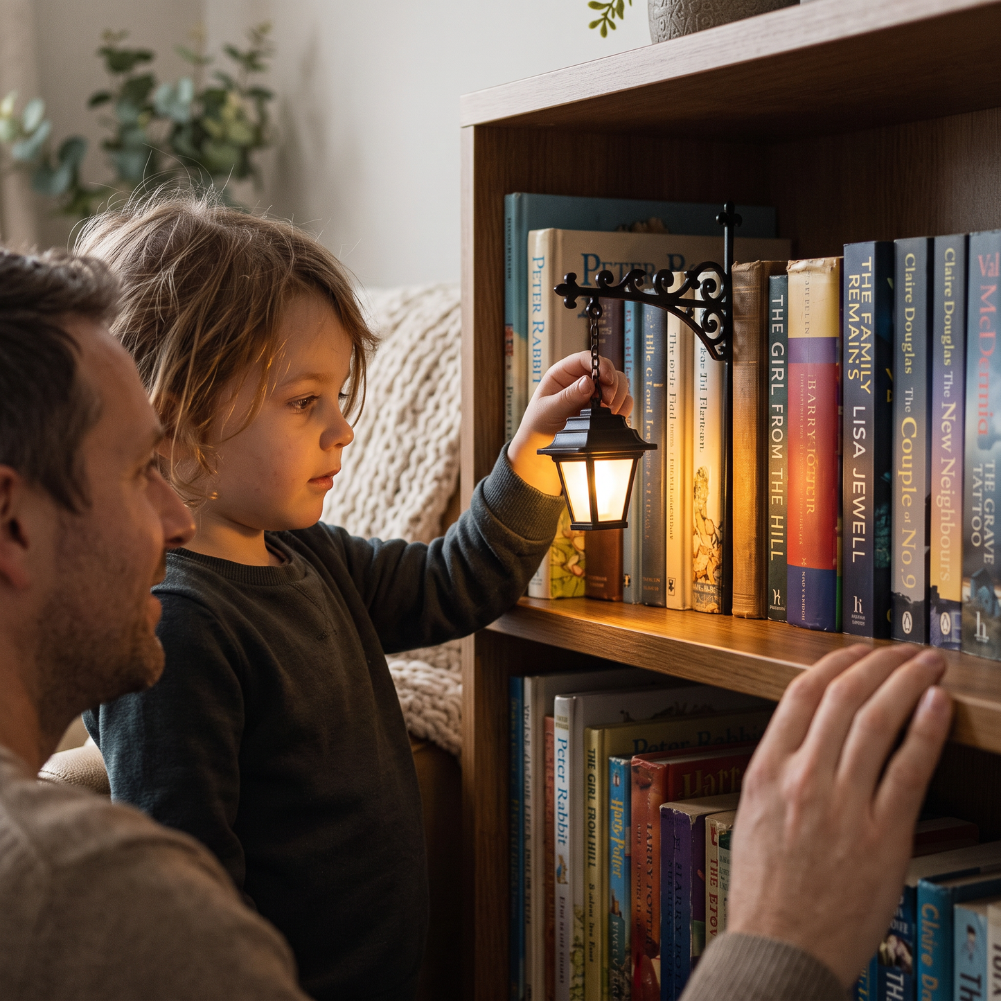 Bookshelf Lamp for Cosy Reading Corners