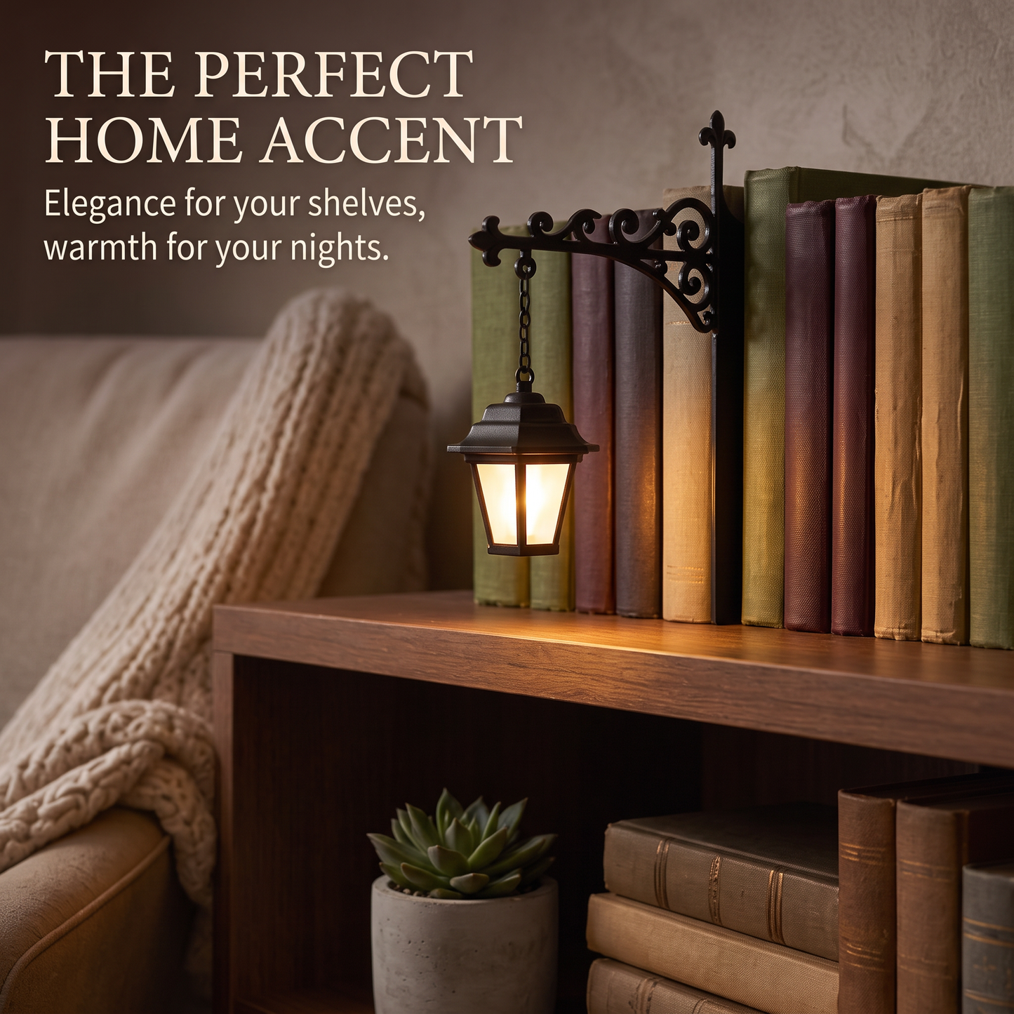 Bookshelf Lamp for Cosy Reading Corners