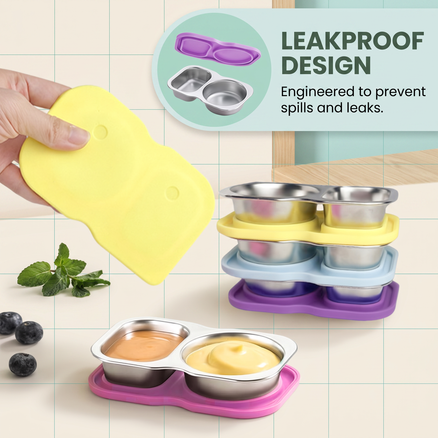 Stainless Steel Food Storage Container Set