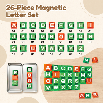 Magnetic Alphabet Learning Tiles
