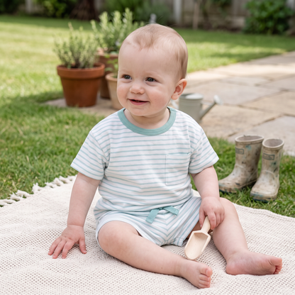 Striped Outfit Set for Babies and Toddlers